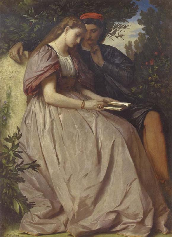 Anselm Feuerbach Paolo and Francessa Sweden oil painting art